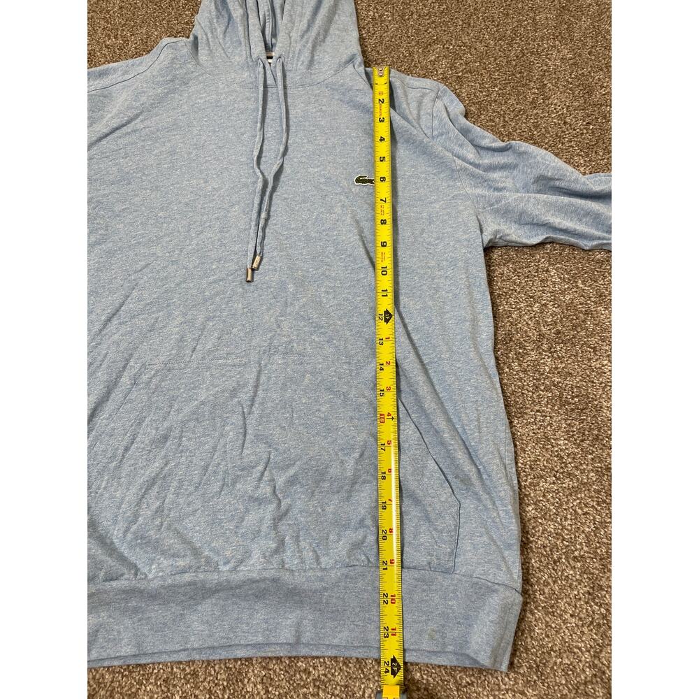 Lacoste Men's Regular Fit Hooded Preppy Street Wear Gorpcore Sweatshirt L - Picture 7 of 9